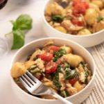 Tomato Gnocchi and Chicken Bowl Meal Planning Meal Prep Counting Macros