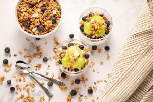 Honeydew Blueberry Yogurt Parfait Meal Prep Meal Planning Counting Macros