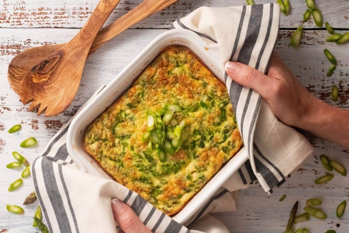 Asparagus and Egg White Casserole Meal Prep Counting Macros