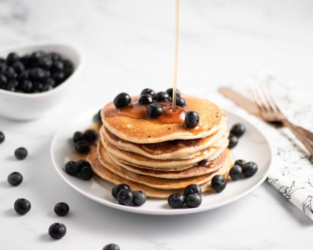 Blueberry Yogurt Pancakes Counting Macros Meal Prep Meal Planning