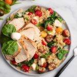 Chicken Caprese Quinoa Salad Meal Prep Counting Macros
