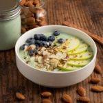 Green Almond Yogurt Bowl Meal Prep Counting Macros Meal Planning