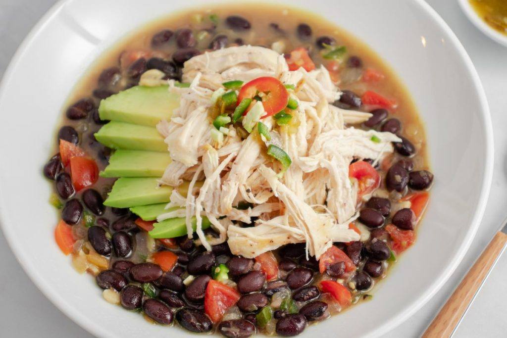 Easy, Easy, Chicken and Black Bean Soup - A Dash of Macros