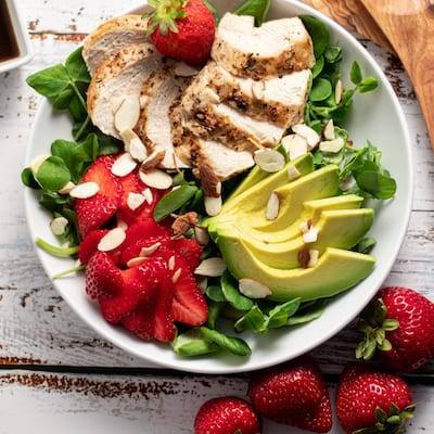 Strawberry Avocado Chicken Salad 