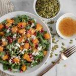 roasted butternut squash salad meal planning counting macros meal prep