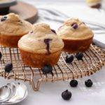 Blueberry Pancake Protein Muffins