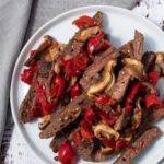 Mushroom and Cherry Pepper Steak