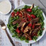 Mushroom and Cherry Pepper Steak Salad