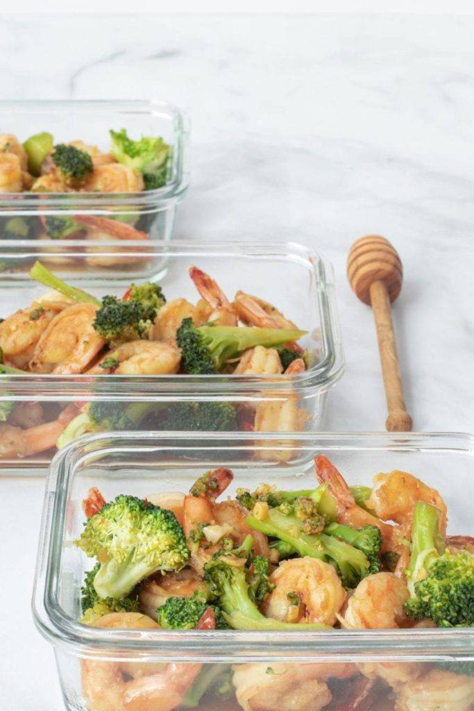 Honey Soy Shrimp and Broccoli Meal Prep Counting Macros