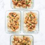 Honey Sesame Chicken and Rice Meal Prep Counting Macros Crossfit