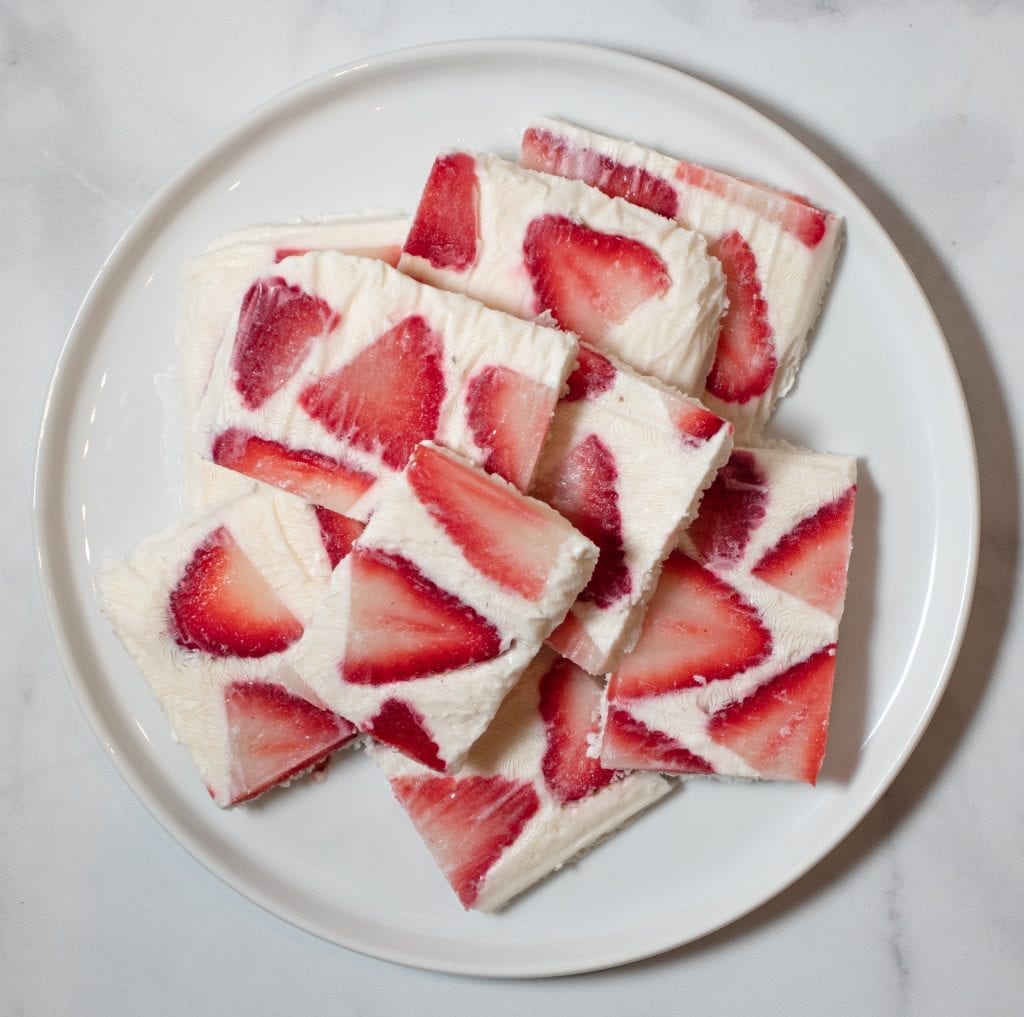 Simple Strawberry Yogurt Bark Meal Planning Meal Prep Counting Macros