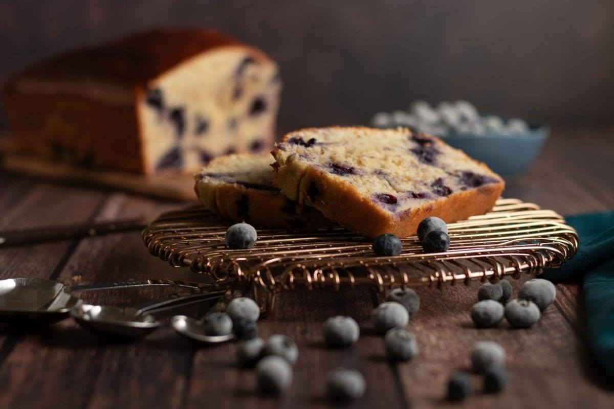 Banana Blueberry Lemon Bread - A Dash of Macros