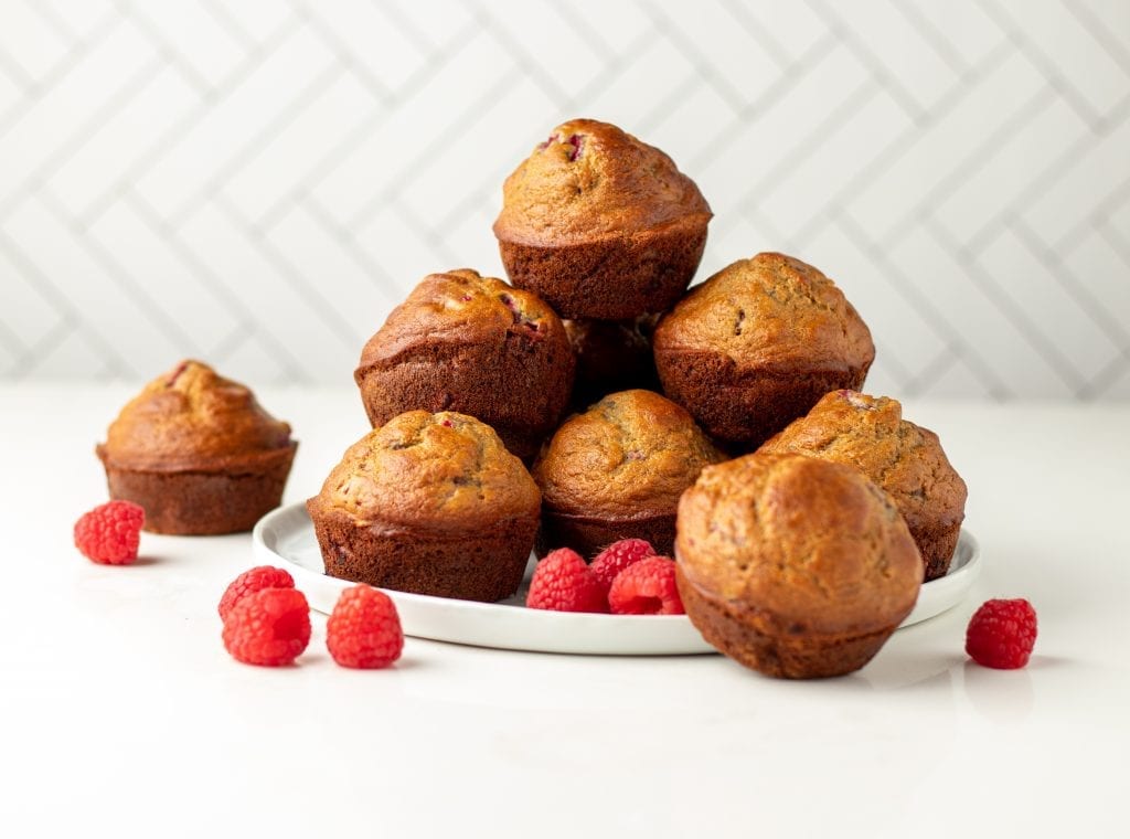 Banana Raspberry Protein Muffins Meal Prep Meal Planning