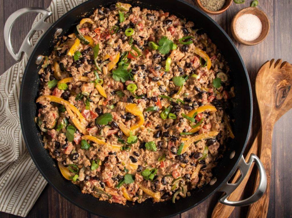 Keto Mexican One Pot Meal Meal Prep Meal Planning Counting Macros