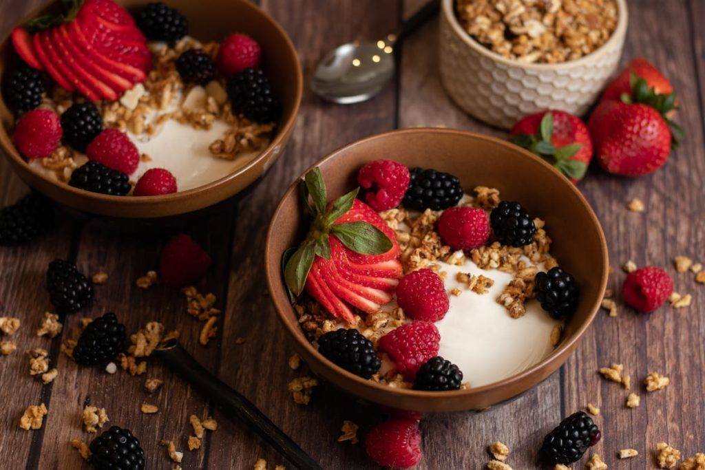 All the Berries Yogurt Bowl Meal Planning Meal Prep Counting Macros