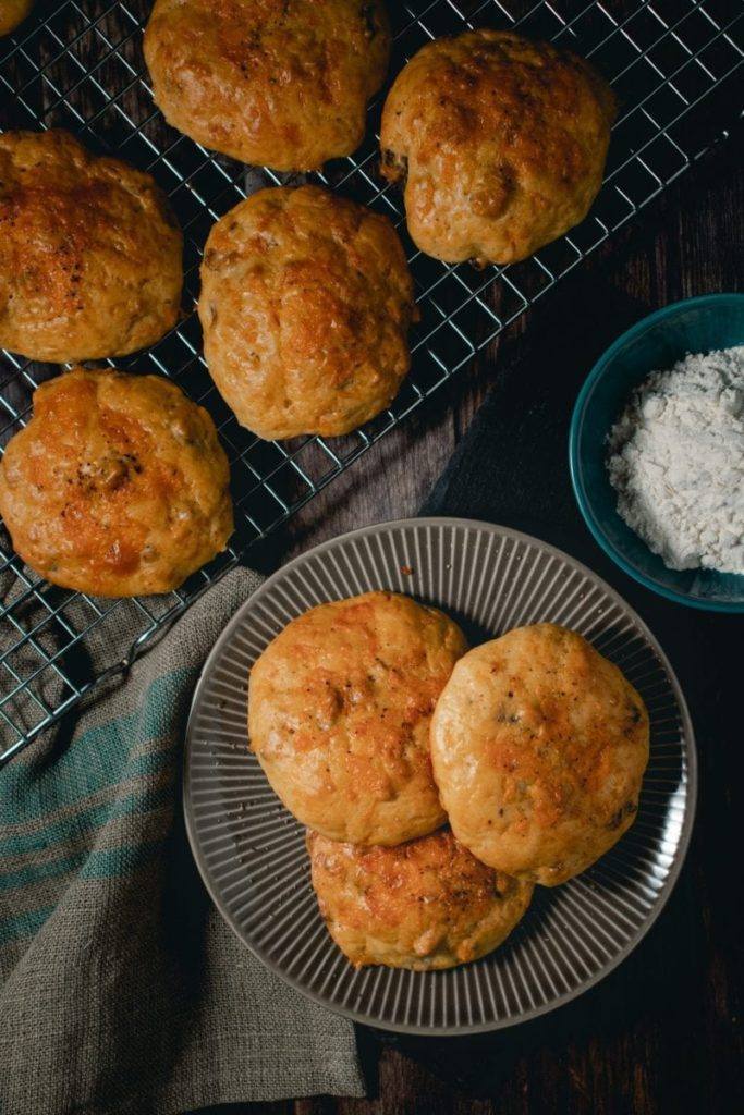Bacon Egg and Cheese Breakfast Cookie Breakfast to go Meal Plan Meal Prep