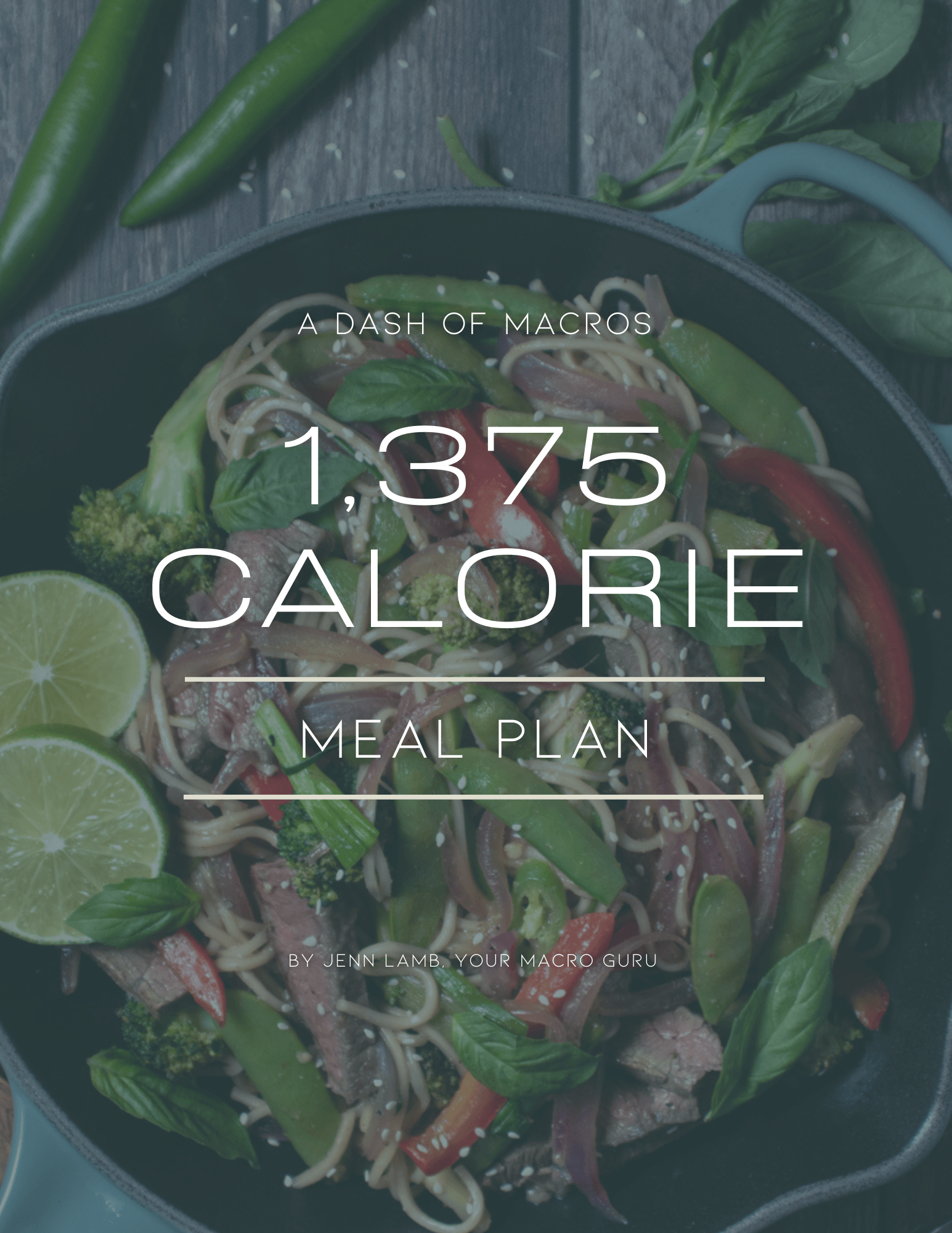 1375 Calorie Meal Plan